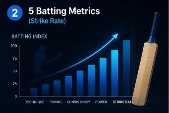 5 Batting Metrics chart