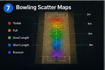 Bowling scatter maps